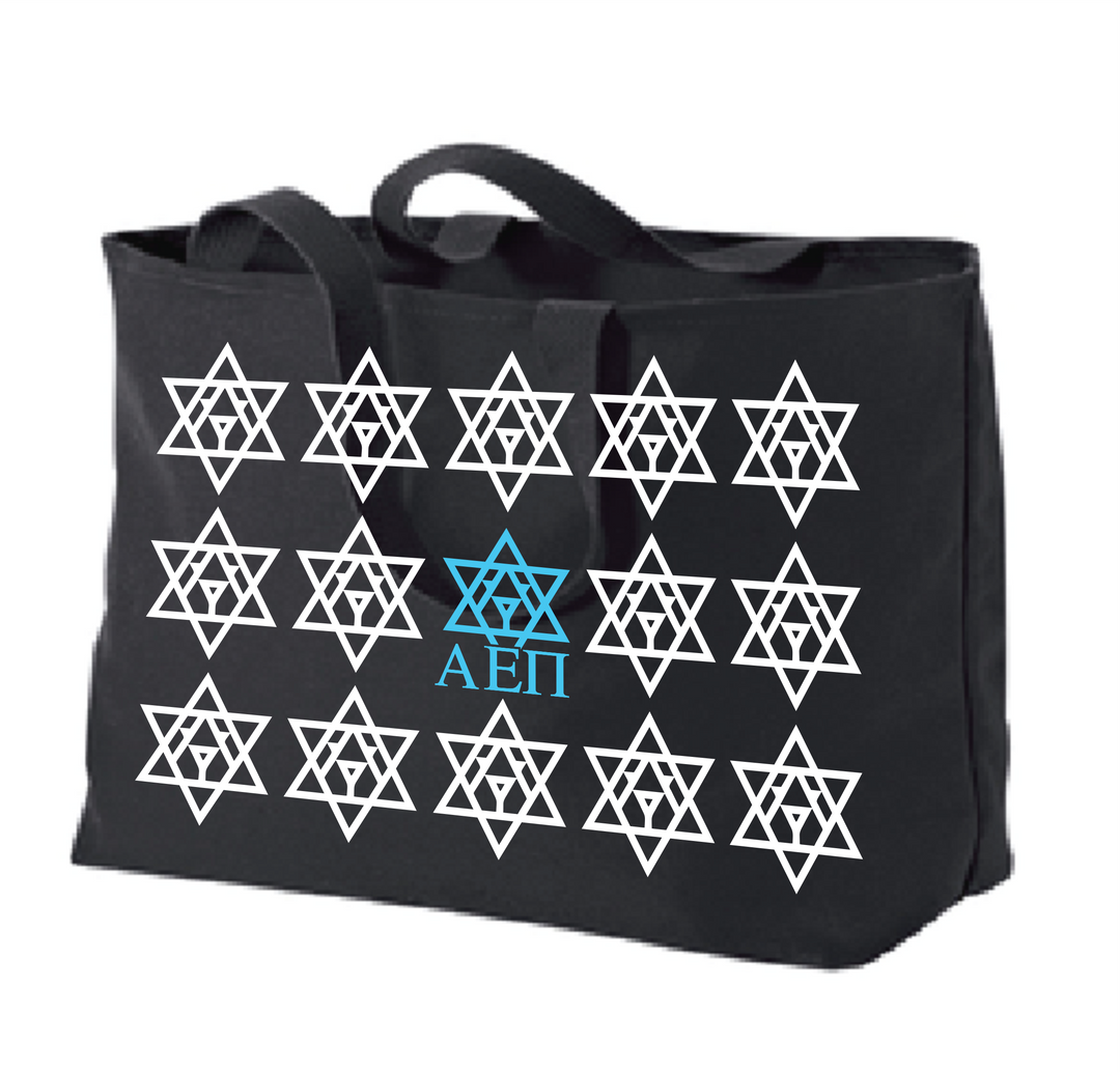 AEPi- Black Tote Bag