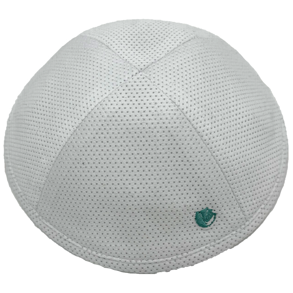 Navy Micro Mesh Kippah w/ Clip Kippah & Yarmulkes Klipped Kippahs