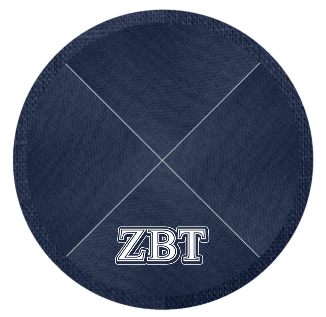 ZBT - Navy Linen Kippah