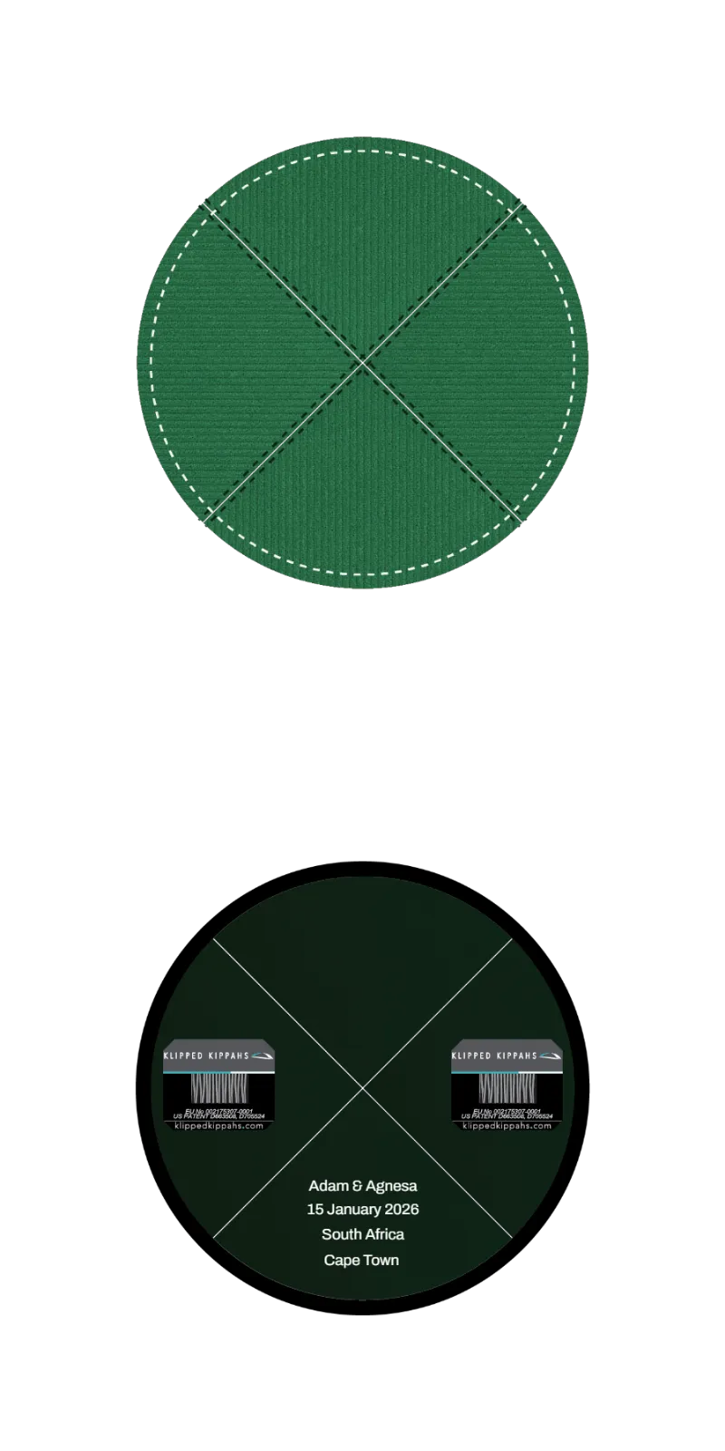 Custom Corduroy Kippah - Customer's Product with price 5.41 ID XJR6E7Ejyo6n0bHHU9a_XDcC
