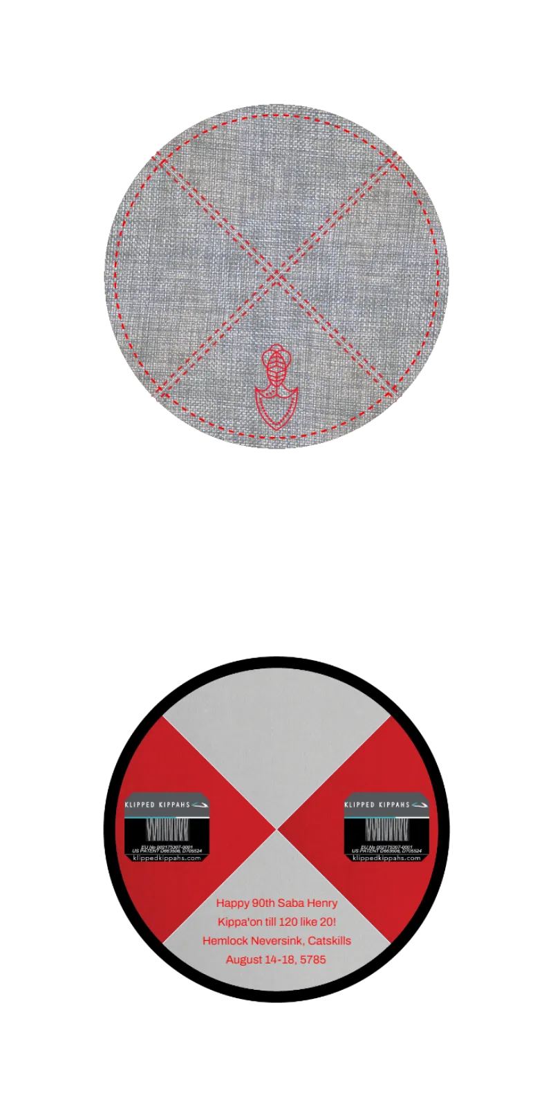 Custom Linen Kippah - Customer's Product with price 6.01 ID cHSTaGb4YKM7yBKyxknea_GW