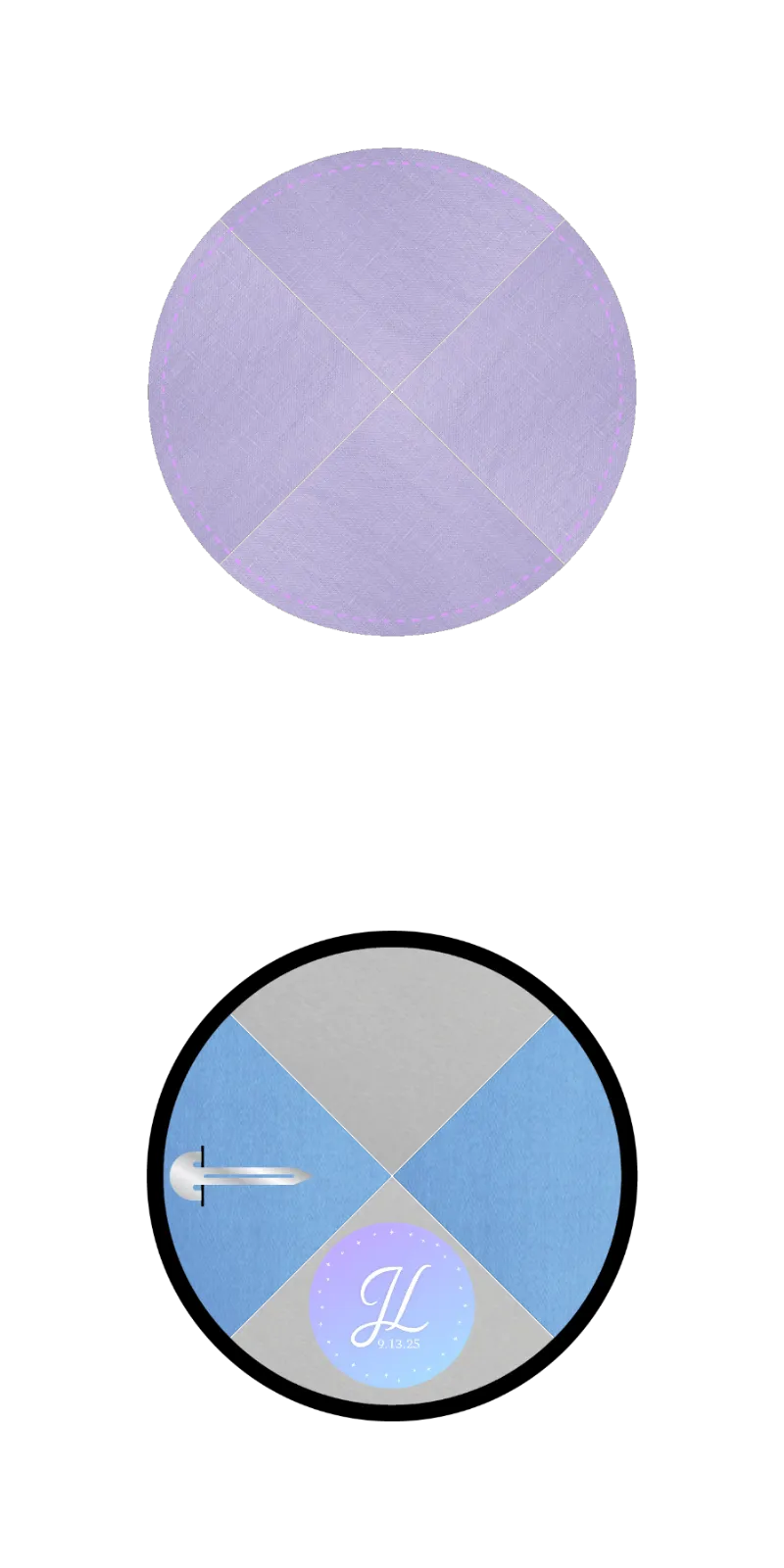 Custom Linen Kippah - Customer's Product with price 3.93 ID nbyxZlbzLAgKfsV-eUzfIEmv