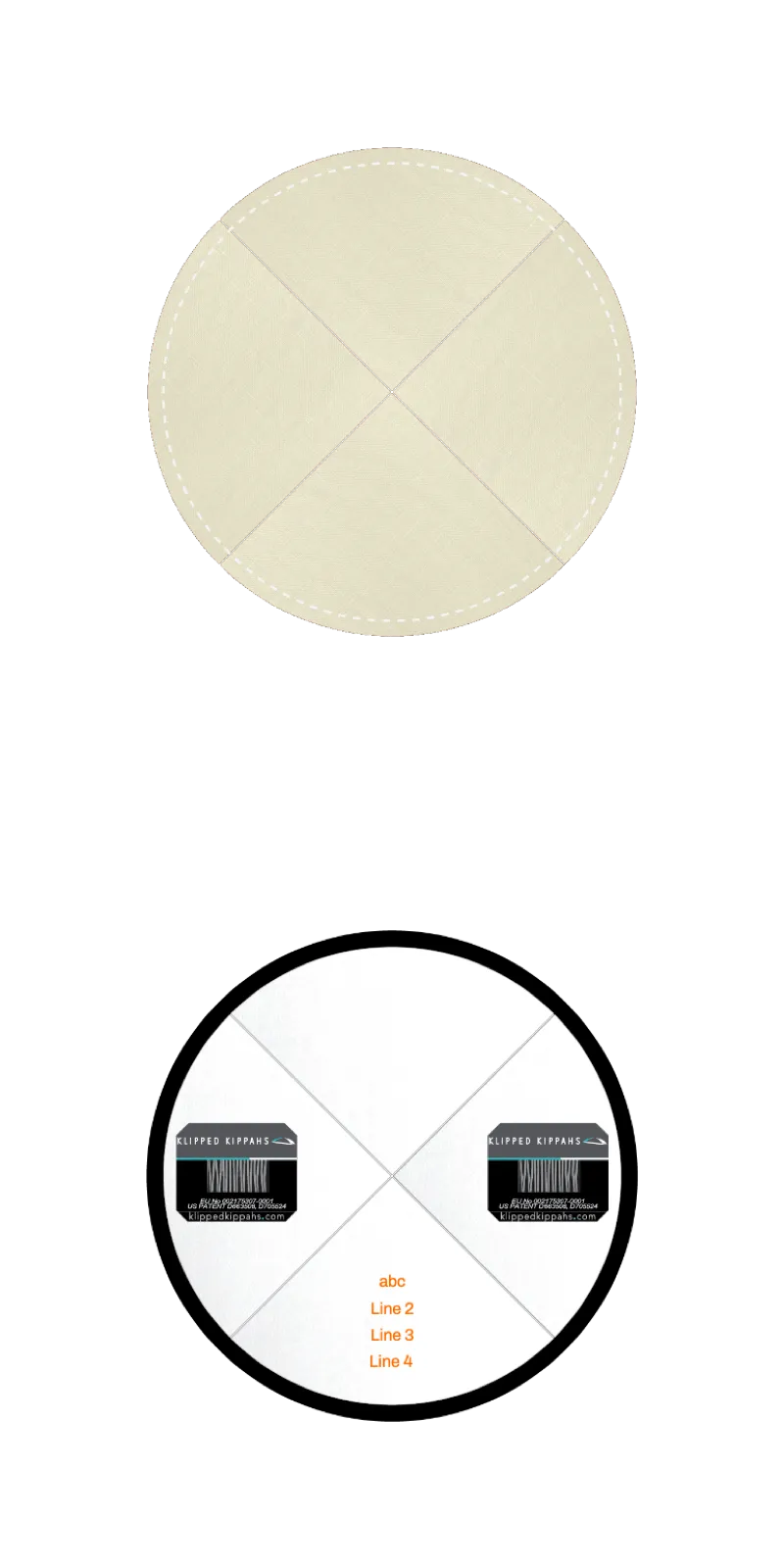 Custom Linen Kippah - Customer's Product with price 5.11 ID NW2gd-pbzaRe1GftgNlE-yqg