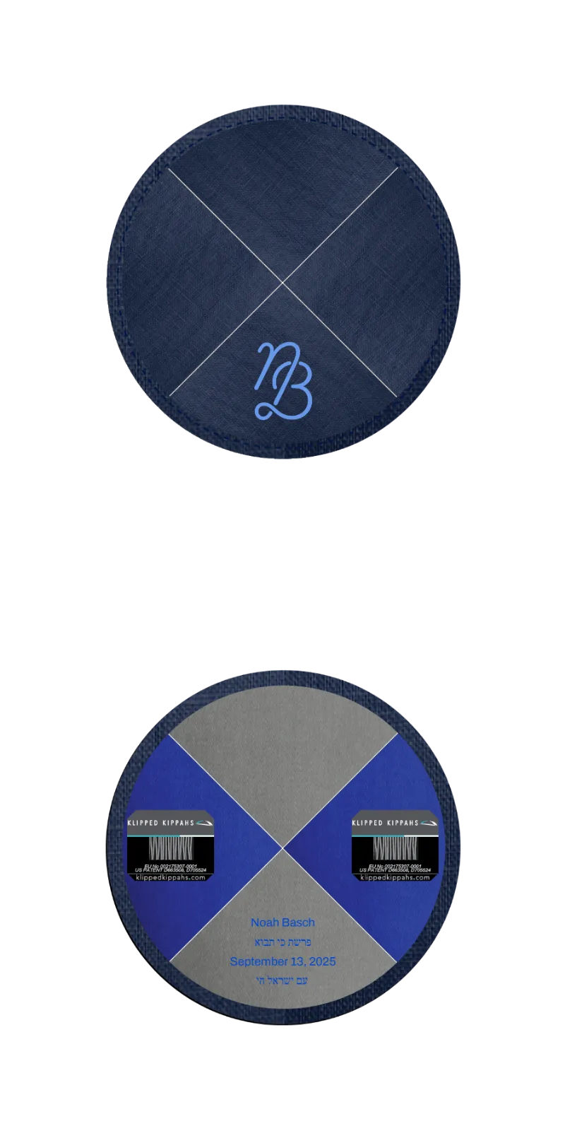 Custom Linen Kippah - Customer's Product with price 5.71 ID _MGZi8AvQewBDC2ClJ0NNBDp