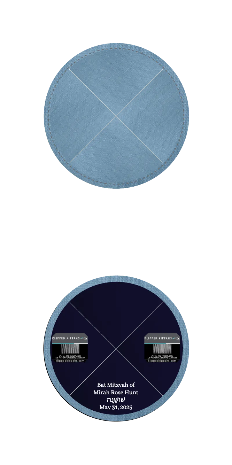 Custom Linen Kippah - Customer's Product with price 6.91 ID htwy9FJnf2Tf0OX9EORzqOEi
