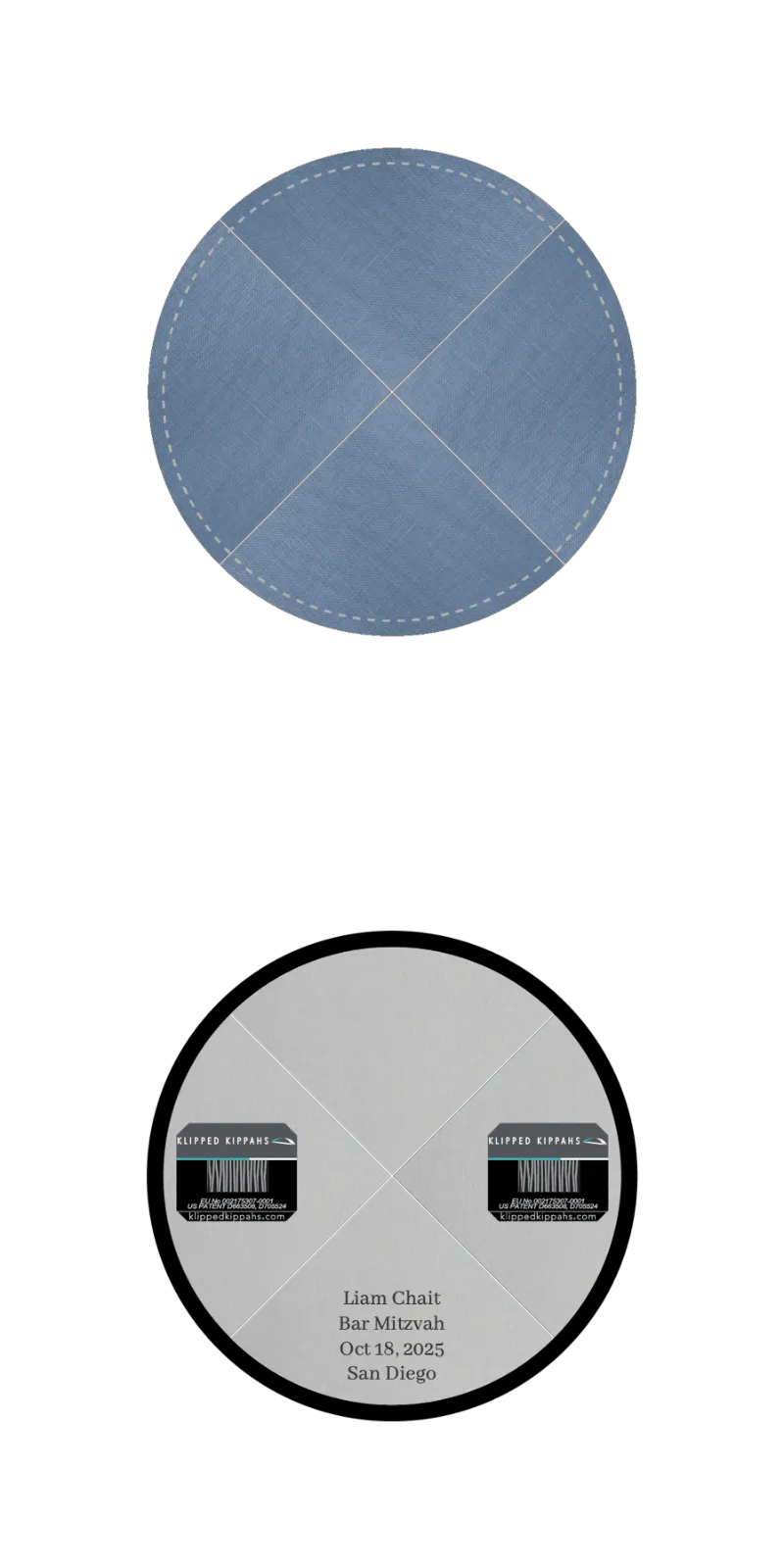 Custom Linen Kippah - Customer's Product with price 5.11 ID ZTp74Rq6qpDqUh8gaJkh4Fgb