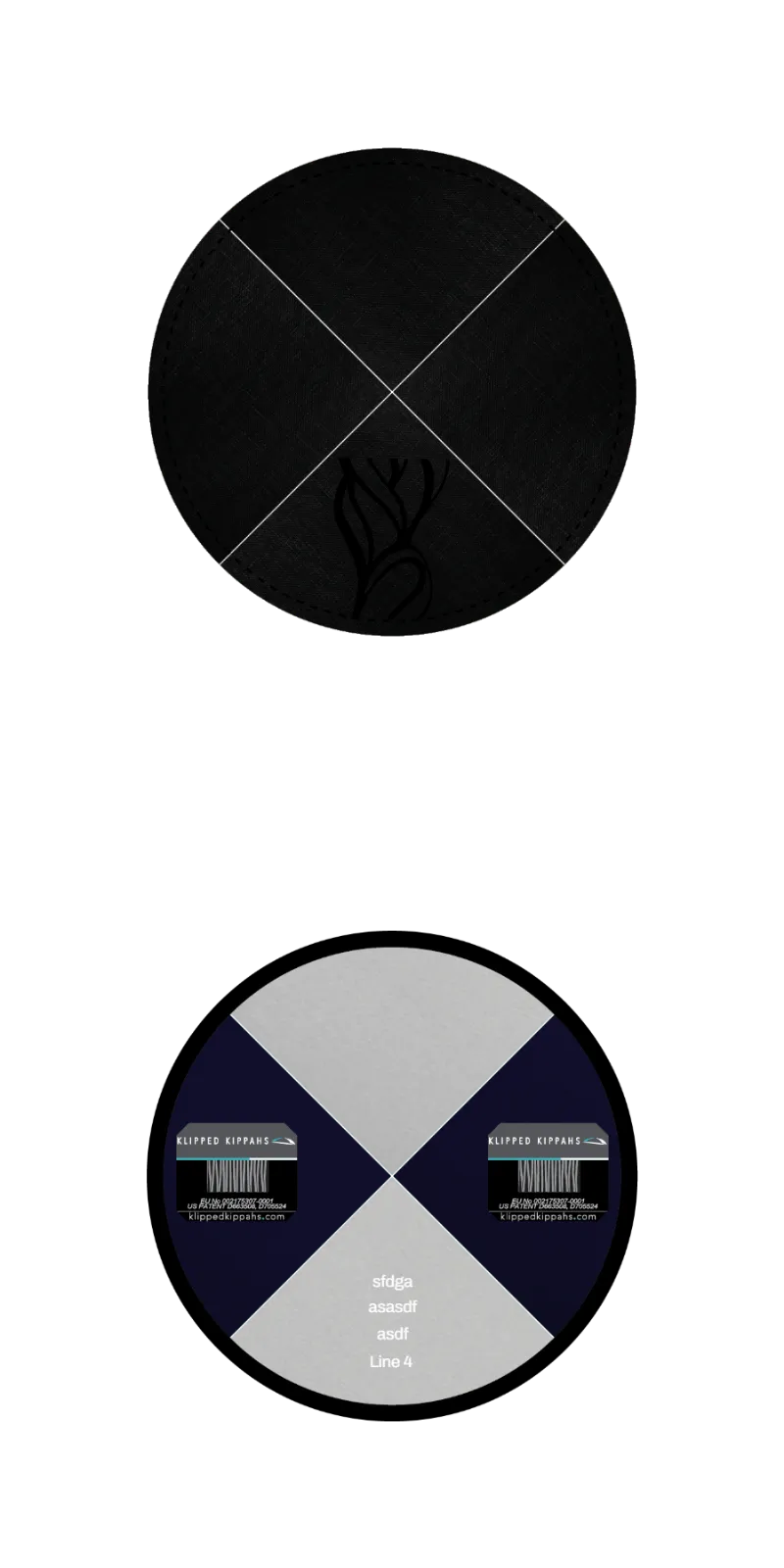 Custom Linen Kippah - Customer's Product with price 7.51 ID Zwk1E1yxuPAQ_JhXPELaCm16