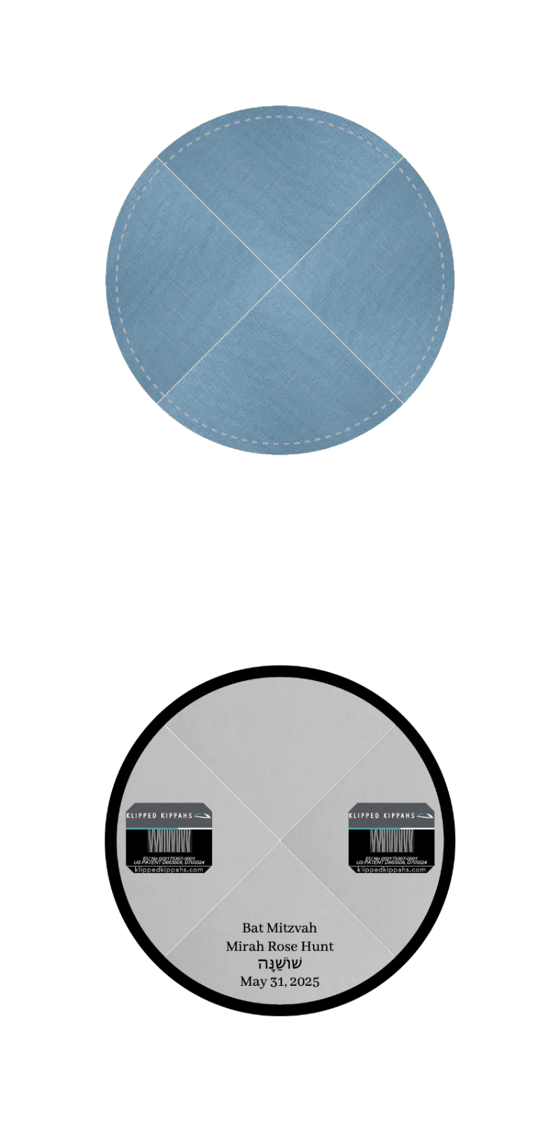 Custom Linen Kippah - Customer's Product with price 6.91 ID r3aya2HGAm_jGMzCoBHxHbbp