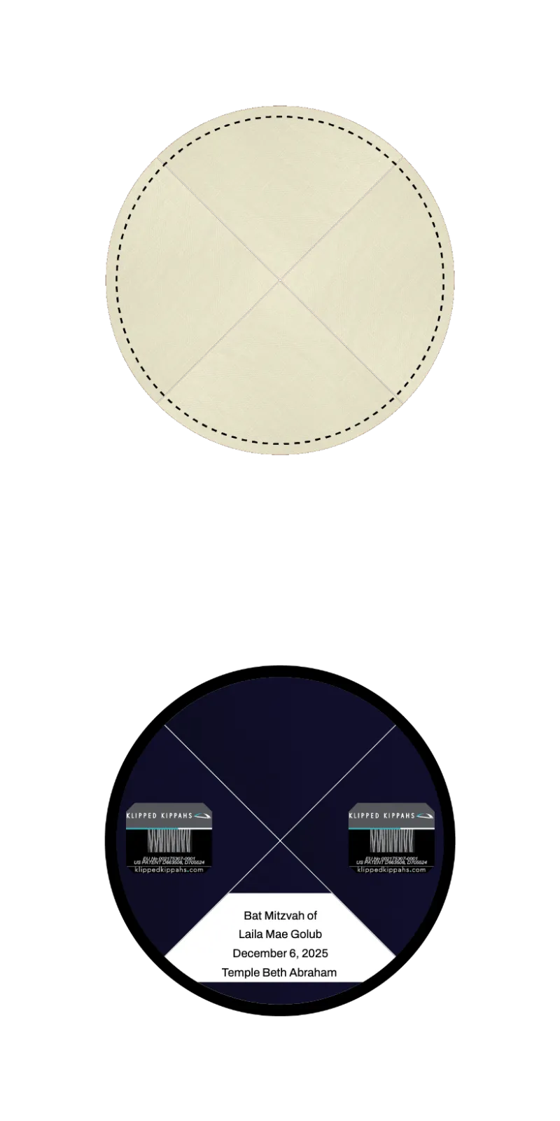 Custom Linen Kippah - Customer's Product with price 5.11 ID 1DnUBgk-tgLUBAsqMIzvFp8y
