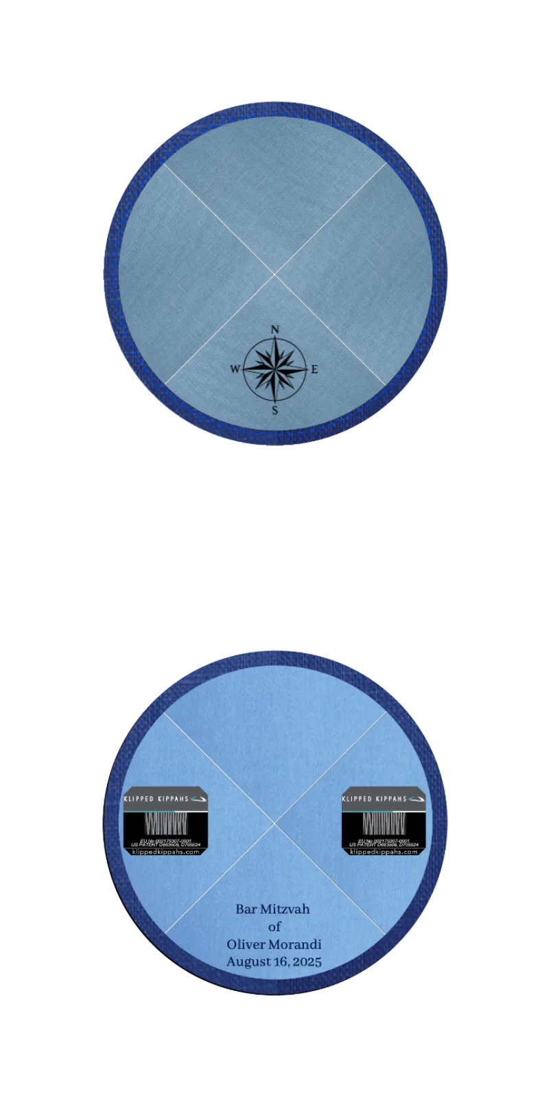 Custom Linen Kippah - Customer's Product with price 5.71 ID e5KmVoqtGXhk08UWFCF7dOEG
