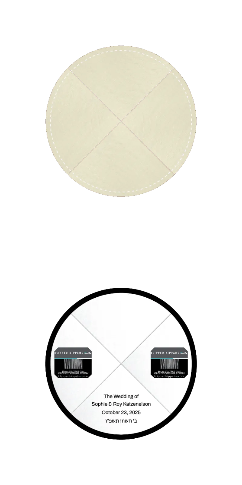 Custom Linen Kippah - Customer's Product with price 5.11 ID 6a0O0oipM6jmChdFiJS_XANA