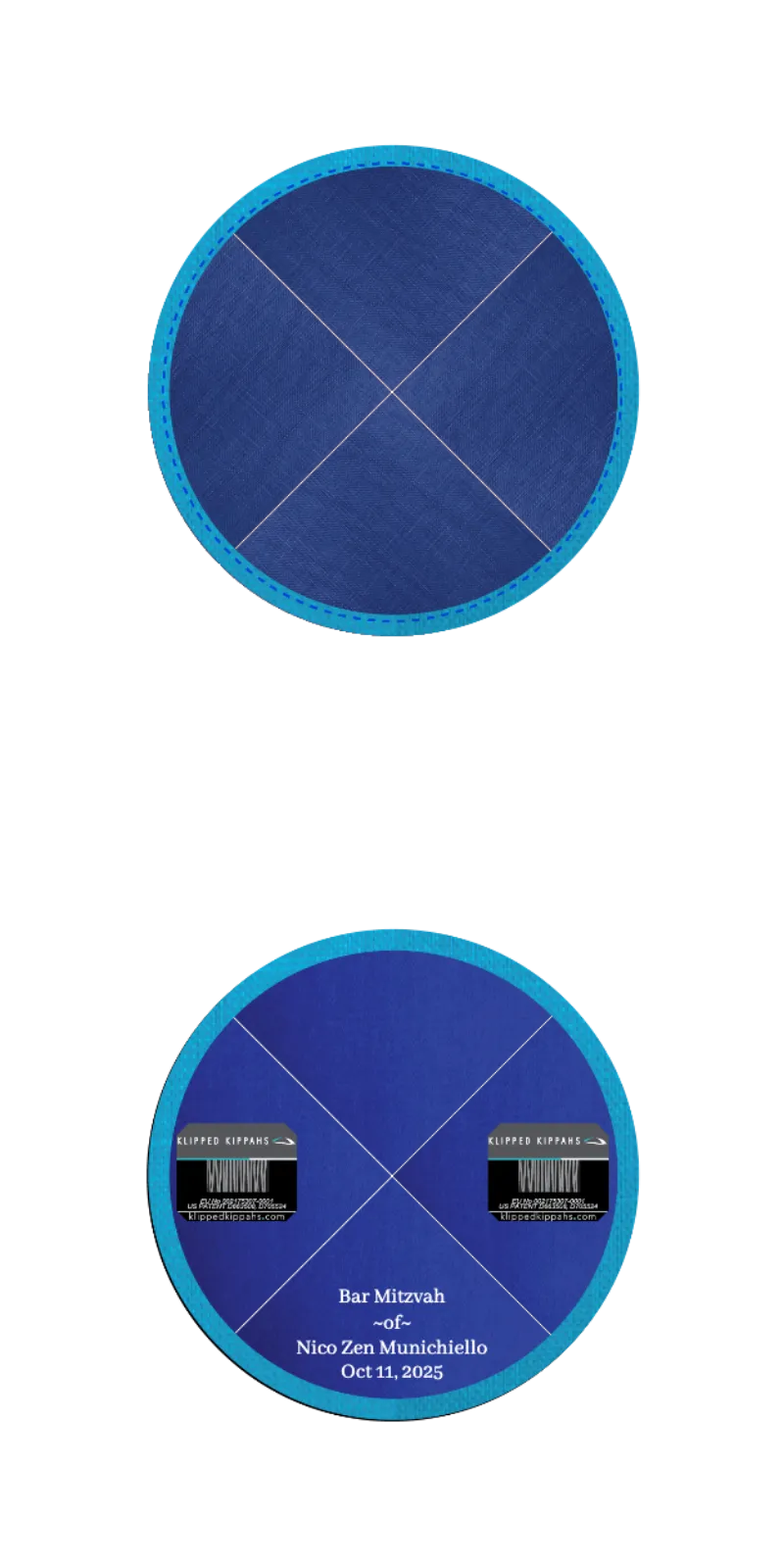 Custom Linen Kippah - Customer's Product with price 6.91 ID nBQIK5Bp1eyQyopyLWjzHc0g