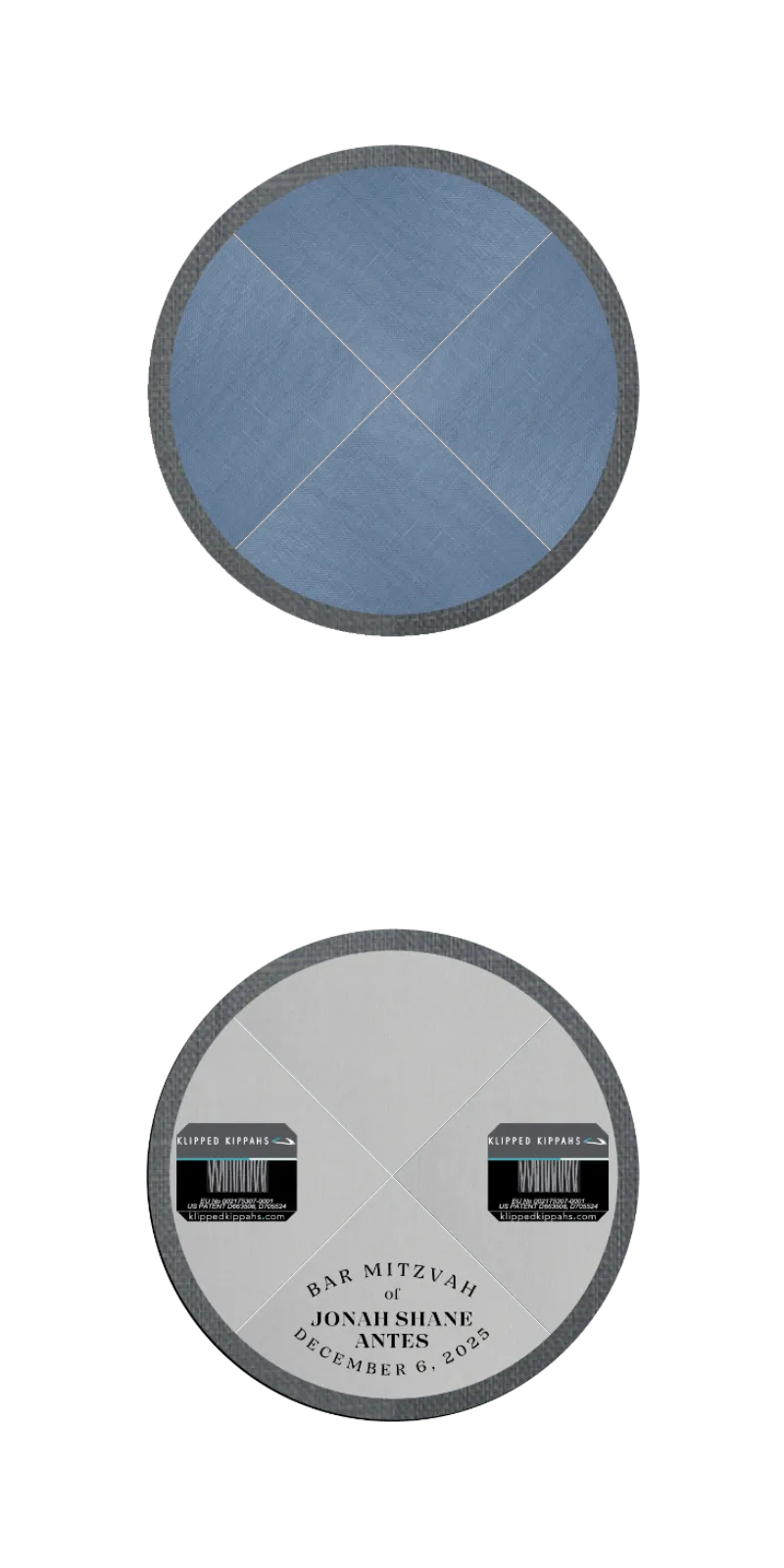 Custom Linen Kippah - Customer's Product with price 5.11 ID nELWzmSv_WImQr1ztg3U9JkX
