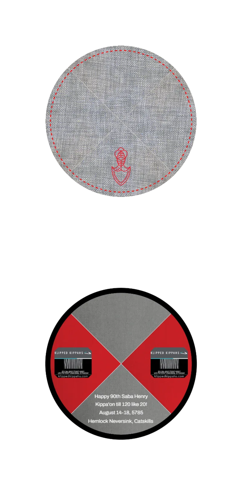 Custom Linen Kippah - Customer's Product with price 5.71 ID aGMtHGbdQUVDHblDZDc-C8pu