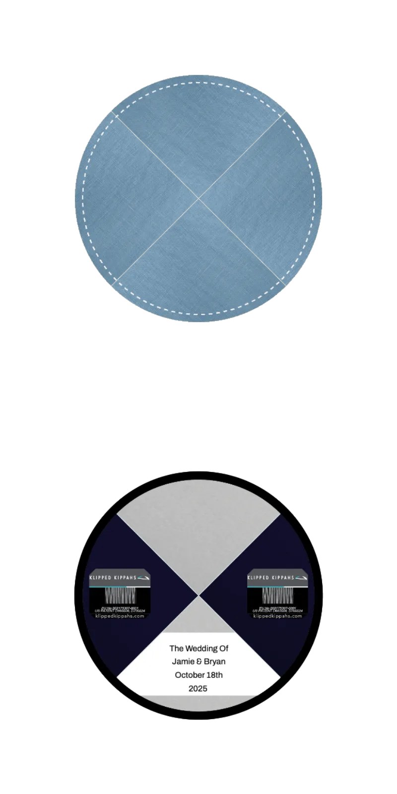 Custom Linen Kippah - Customer's Product with price 5.11 ID Ns0d5YATpTZndYyUEchCdFRa