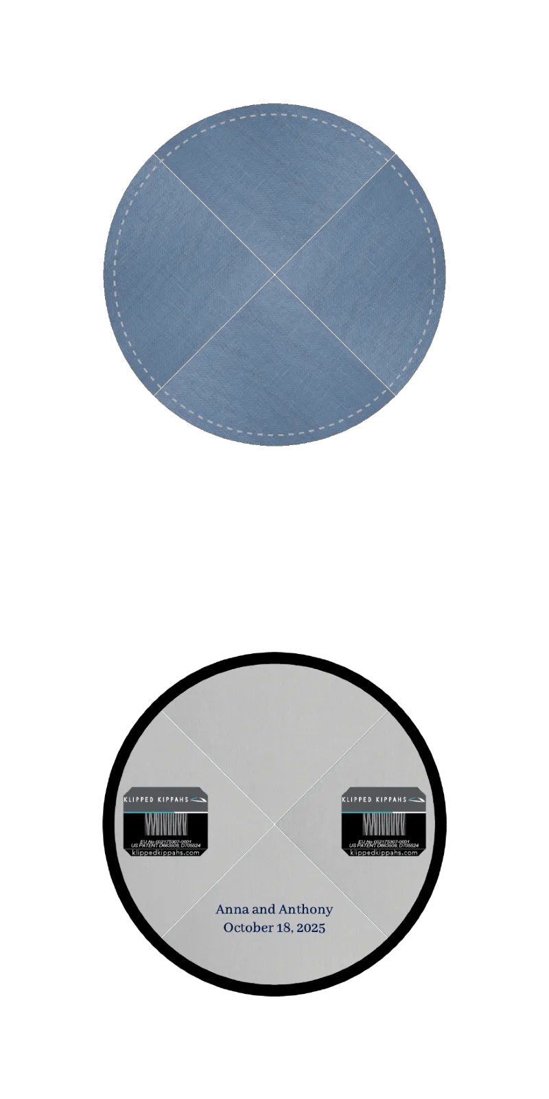 Custom Linen Kippah - Customer's Product with price 5.11 ID C4eueZigK143BS6xr8bxnsr0