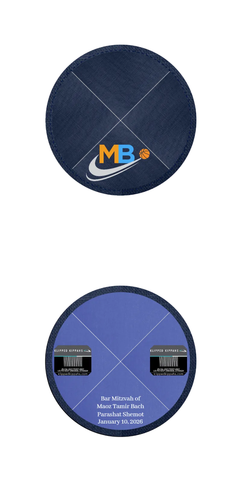 Custom Linen Kippah - Customer's Product with price 5.71 ID DCv3yshM2Xq9npAr-SUMwIUL