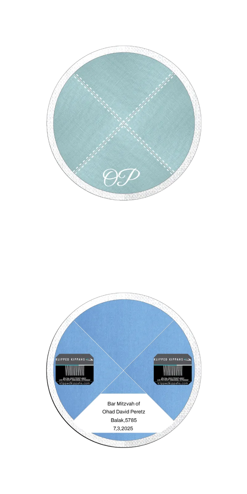 Custom Linen Kippah - Customer's Product with price 6.01 ID IQ4PpxF9bMSBNcGMmcz9u3Jo