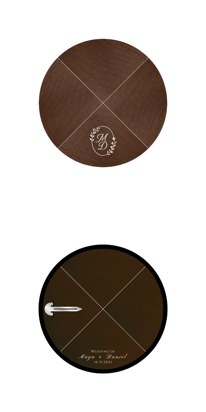 Custom Linen Kippah - Customer's Product with price 4.53 ID z8qX87a1SATFyF8DVdERSUJq