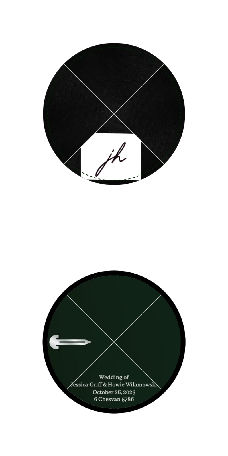 Custom Linen Kippah - Customer's Product with price 4.53 ID nW334JNxM4s3G24zhz83eyVj