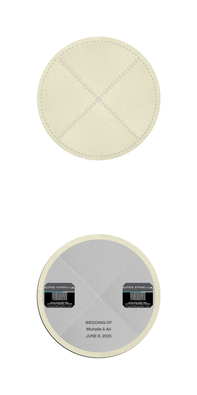 Custom Linen Kippah - Customer's Product with price 5.41 ID cT5a3ri-Qee9K-XQrePq5ksk