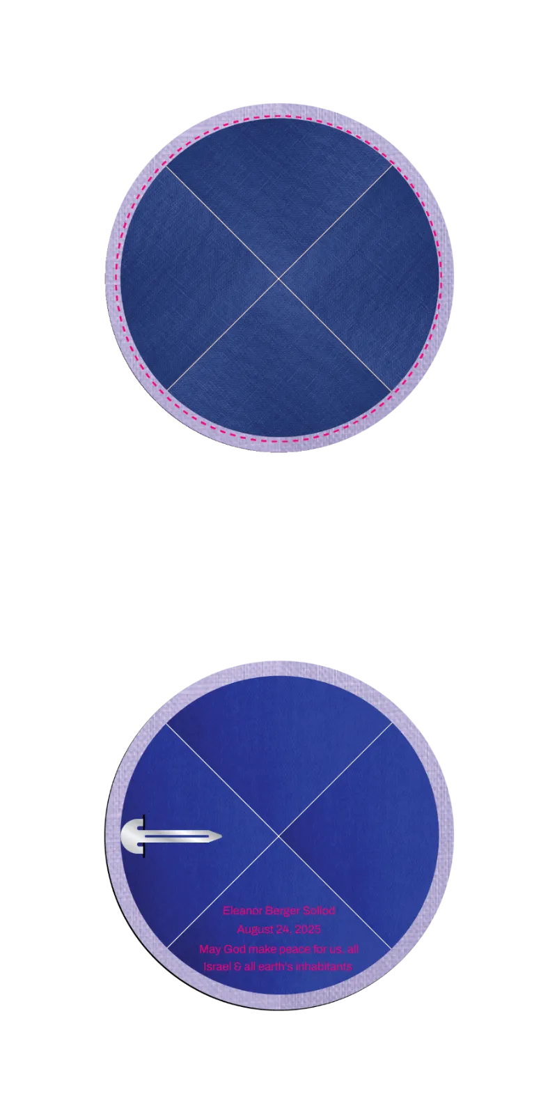 Custom Linen Kippah - Customer's Product with price 3.93 ID NFfxr7llwcr72SmSKs5y1Ajp