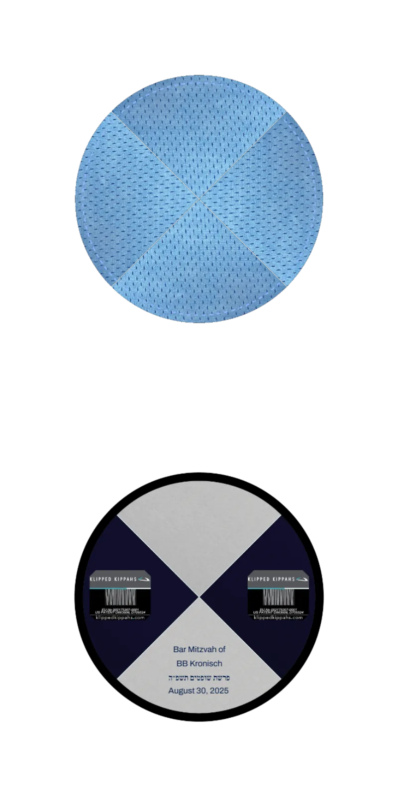 Custom Mesh Kippah - Customer's Product with price 5.11 ID PjDas1__thG_ZniAfza9P8SP