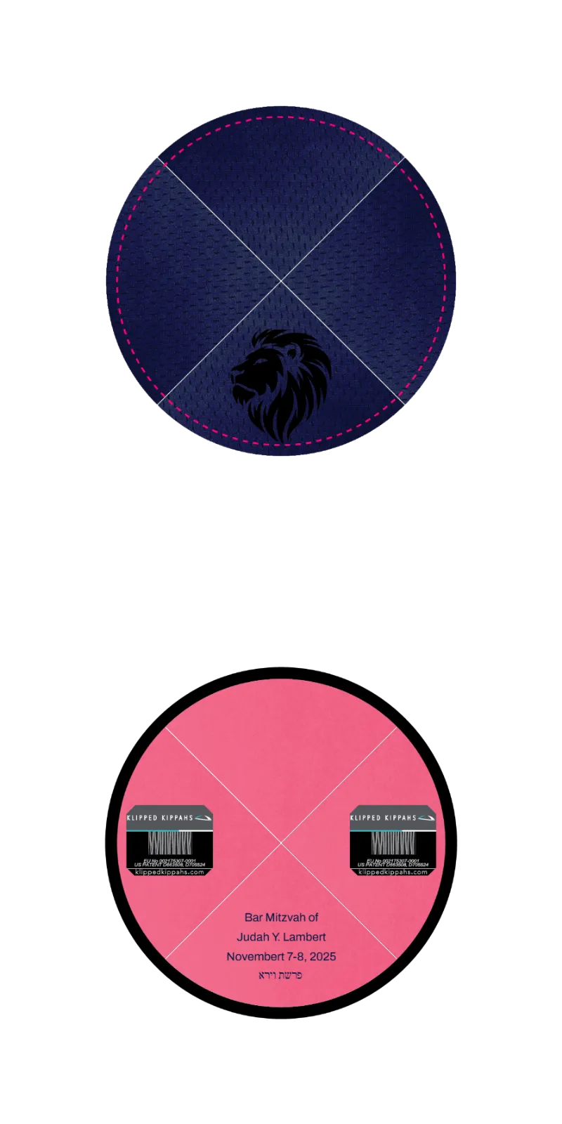 Custom Mesh Kippah - Customer's Product with price 5.71 ID u7NHUBOKQyg7YKIDgFC0A6Hk
