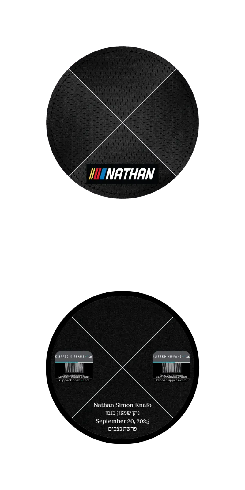 Custom Mesh Kippah - Customer's Product with price 5.71 ID 9peS16SqIUR5GrCGNcbNPmcE