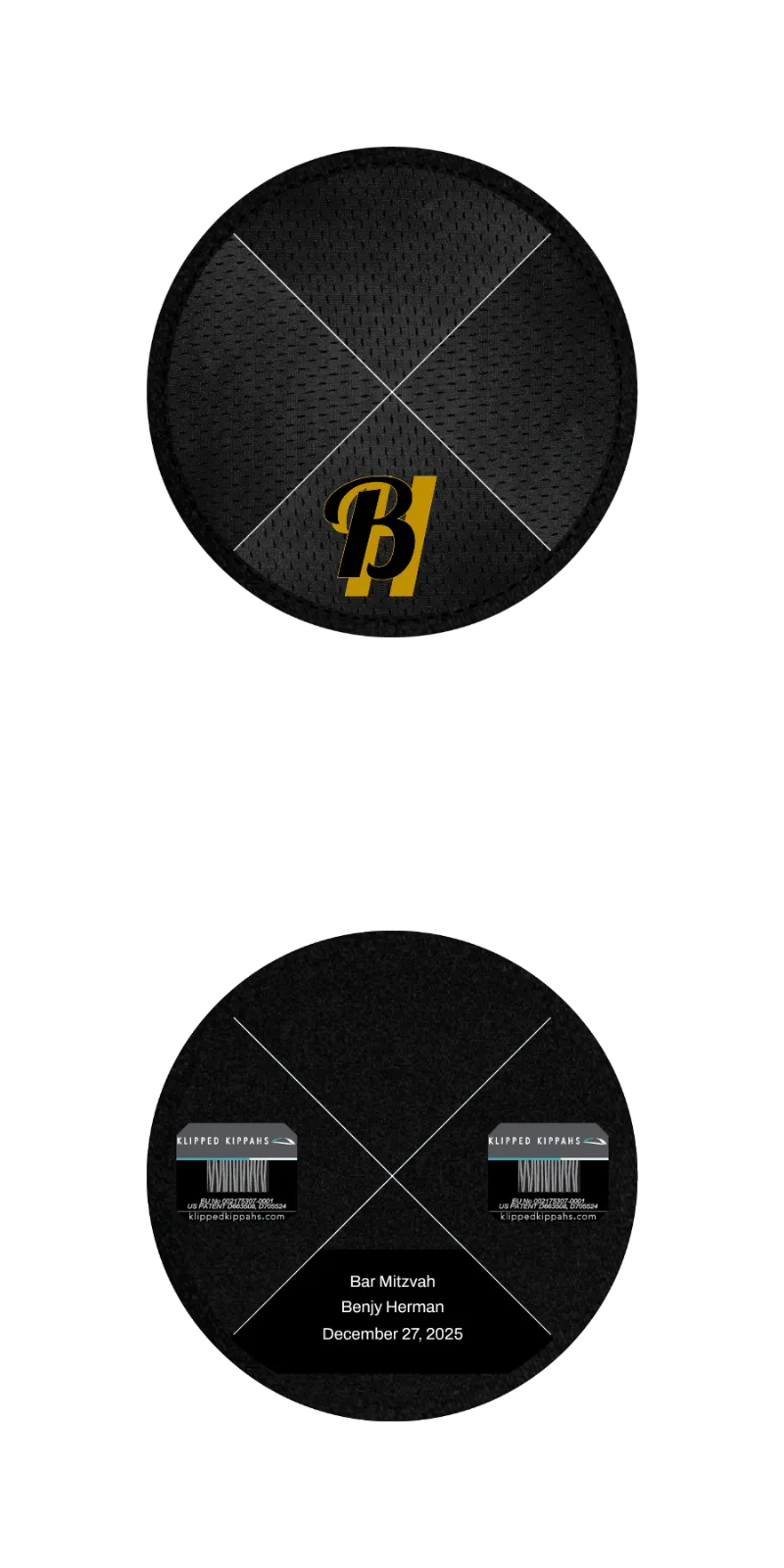 Custom Mesh Kippah - Customer's Product with price 5.71 ID UjZwwbXe4YoQ41d6h5BooEHP