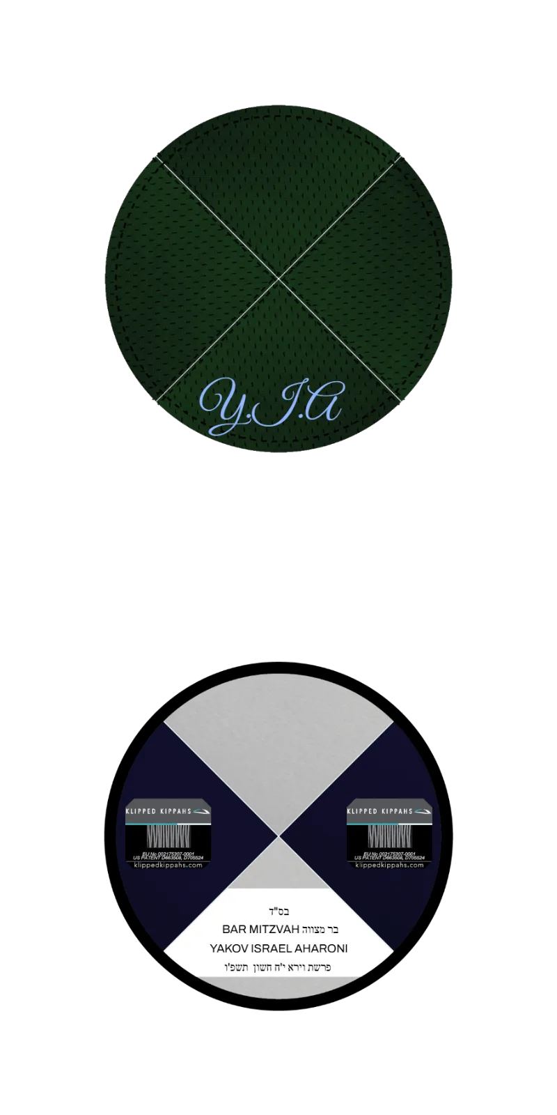 Custom Mesh Kippah - Customer's Product with price 7.81 ID 8rNhL2iMcYk9YPVT7FfTXwLH