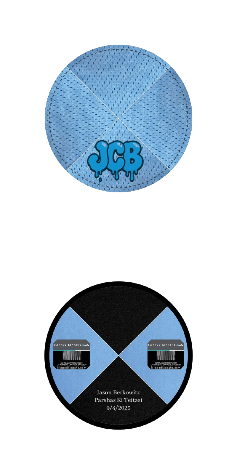 Custom Mesh Kippah - Customer's Product with price 7.51 ID _pAdLHyBFLLWHIspieJV5wPC