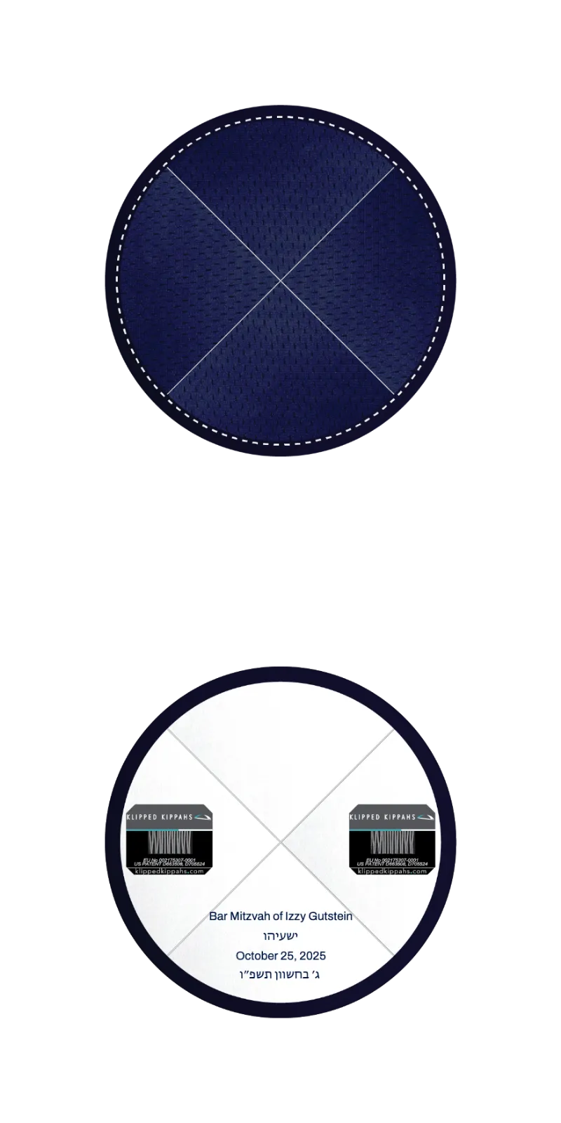 Custom Mesh Kippah - Customer's Product with price 5.11 ID LrFod4nSnp3z3G7fjEruLD7x