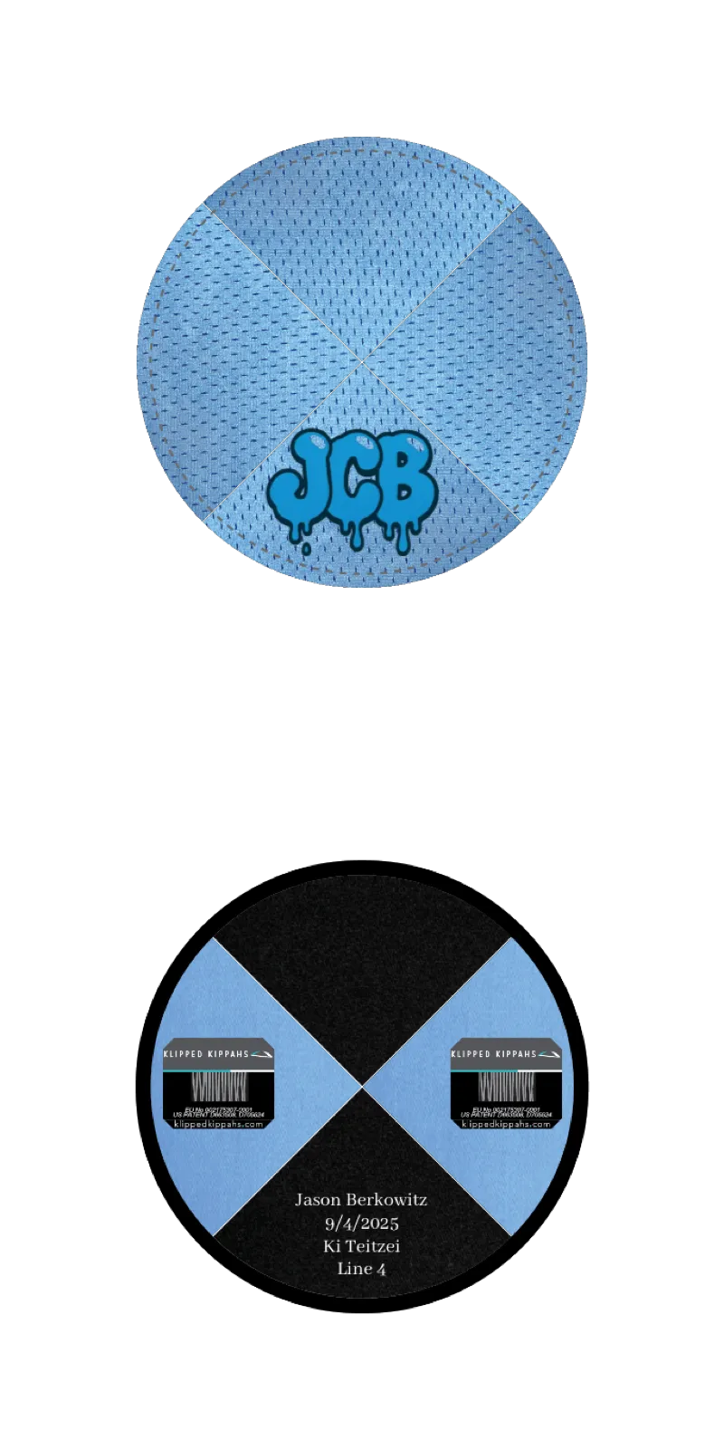Custom Mesh Kippah - Customer's Product with price 7.51 ID VNrwuKazbDxjOPZ50mDR2_xV