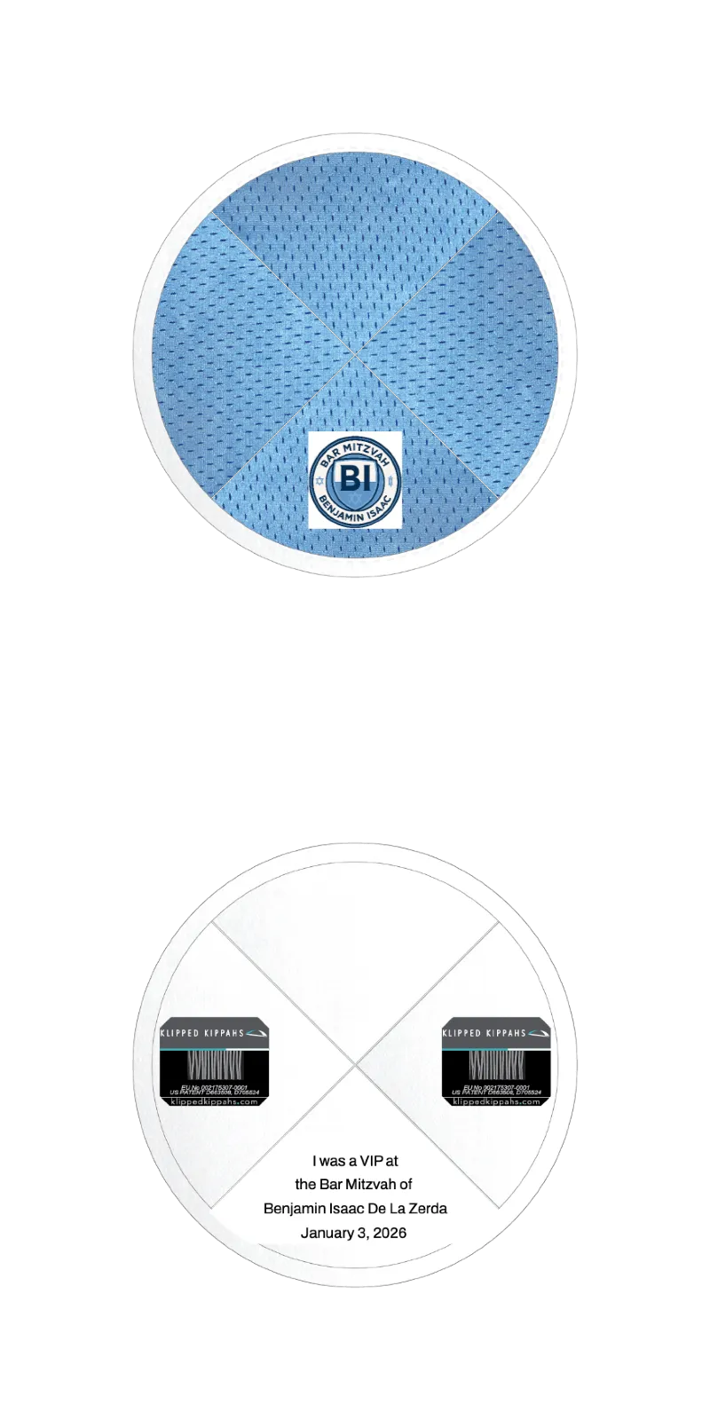 Custom Mesh Kippah - Customer's Product with price 5.71 ID IF4Gt0csEfmbt6OAvvFA7sjT