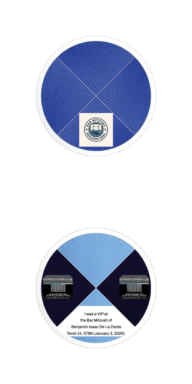 Custom Mesh Kippah - Customer's Product with price 5.71 ID aMUaMzyT1iUigmnMHXXX15EZ