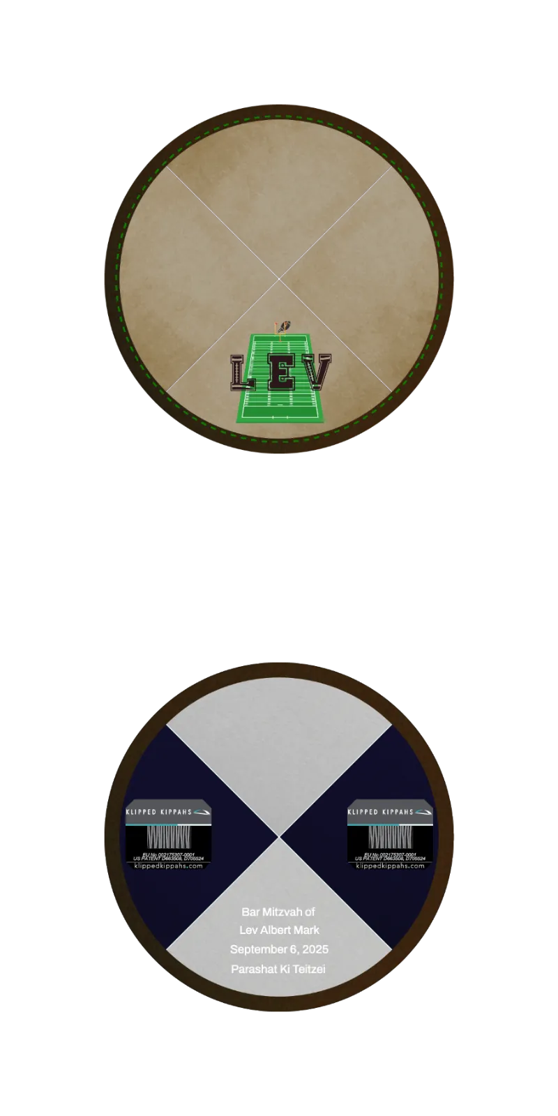 Custom Velvet Kippahs - Customer's Product with price 5.95 ID EqmkyfCjH2YcLHKvAEdW92IM