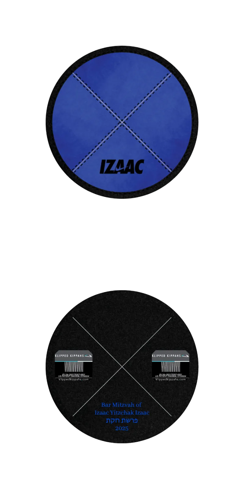 Custom Velvet Kippahs - Customer's Product with price 6.25 ID jRIdE5PzlTldtfrhPNls1luJ