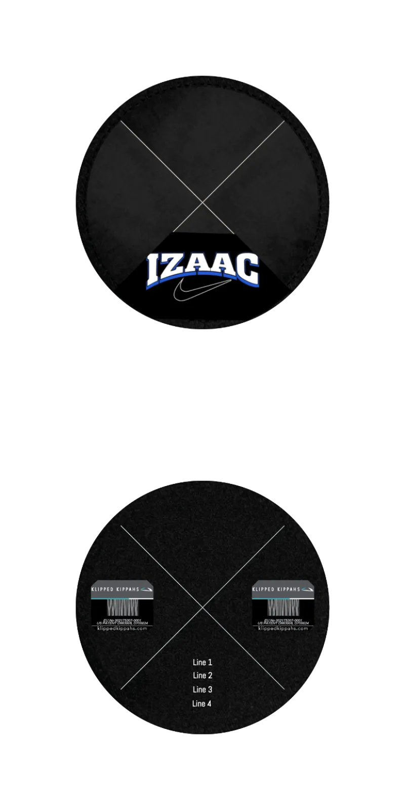 Custom Velvet Kippahs - Customer's Product with price 5.95 ID -DNIdviJX9692hVBUgtngw_M