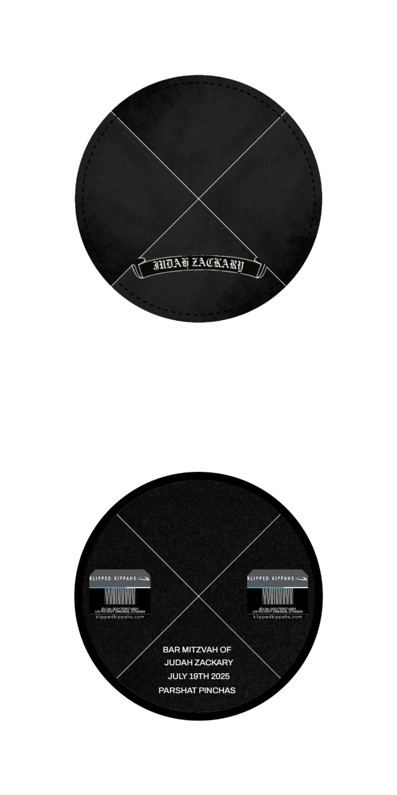 Custom Velvet Kippahs - Customer's Product with price 5.95 ID QfjXkaN0Q_FmlrEYAvrZmDIE