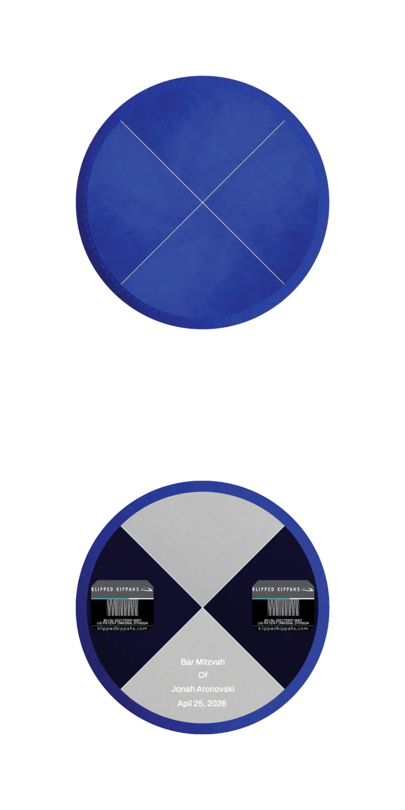 Custom Velvet Kippahs - Customer's Product with price 5.35 ID xiUTpNERutv_gUrF7a_vj8H6