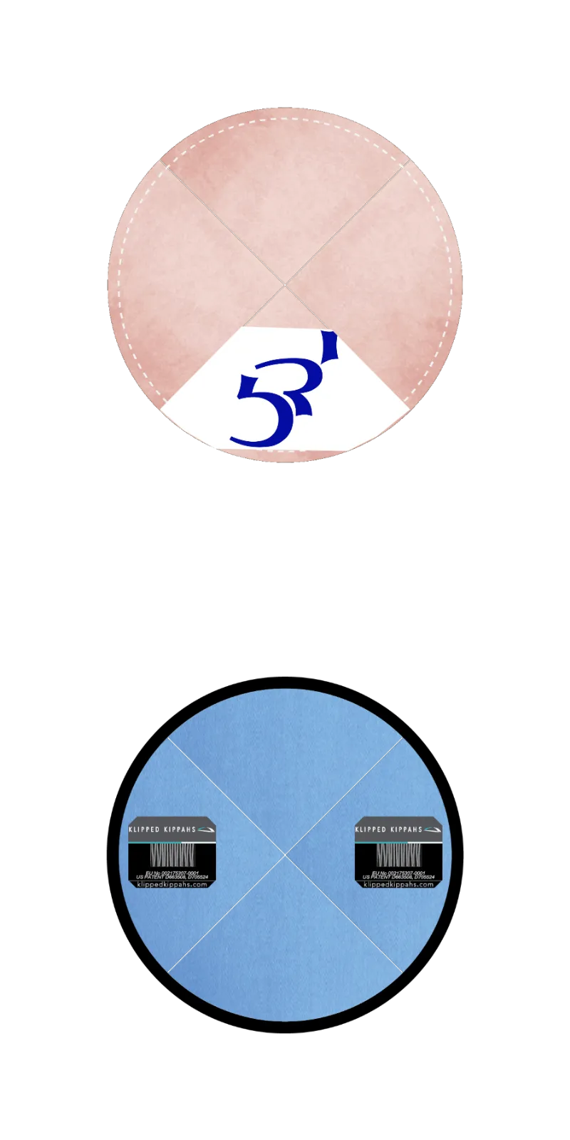 Custom Velvet Kippahs - Customer's Product with price 5.95 ID jhdGgg4pdRtZrM77e7ea4k6l