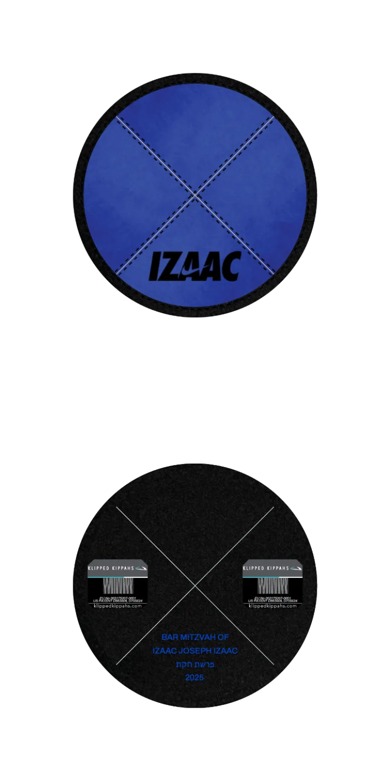Custom Velvet Kippahs - Customer's Product with price 6.25 ID seuZ-ZJYRy0XOu5J8BtvrxEc