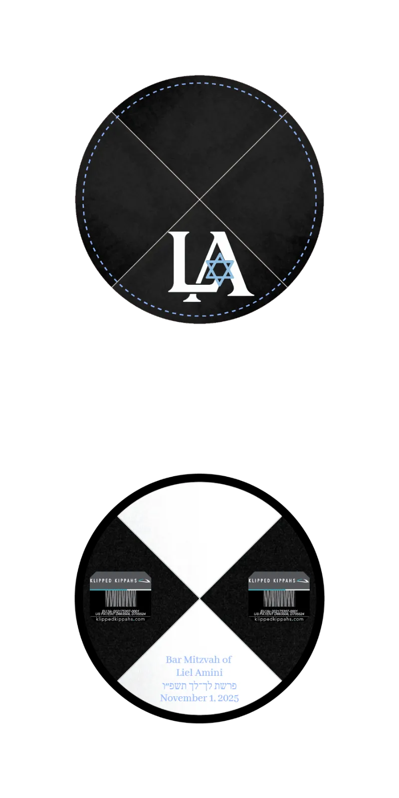 Custom Velvet Kippahs - Customer's Product with price 5.95 ID BH_SiiF8YcT5yTvgoaH6MbWK