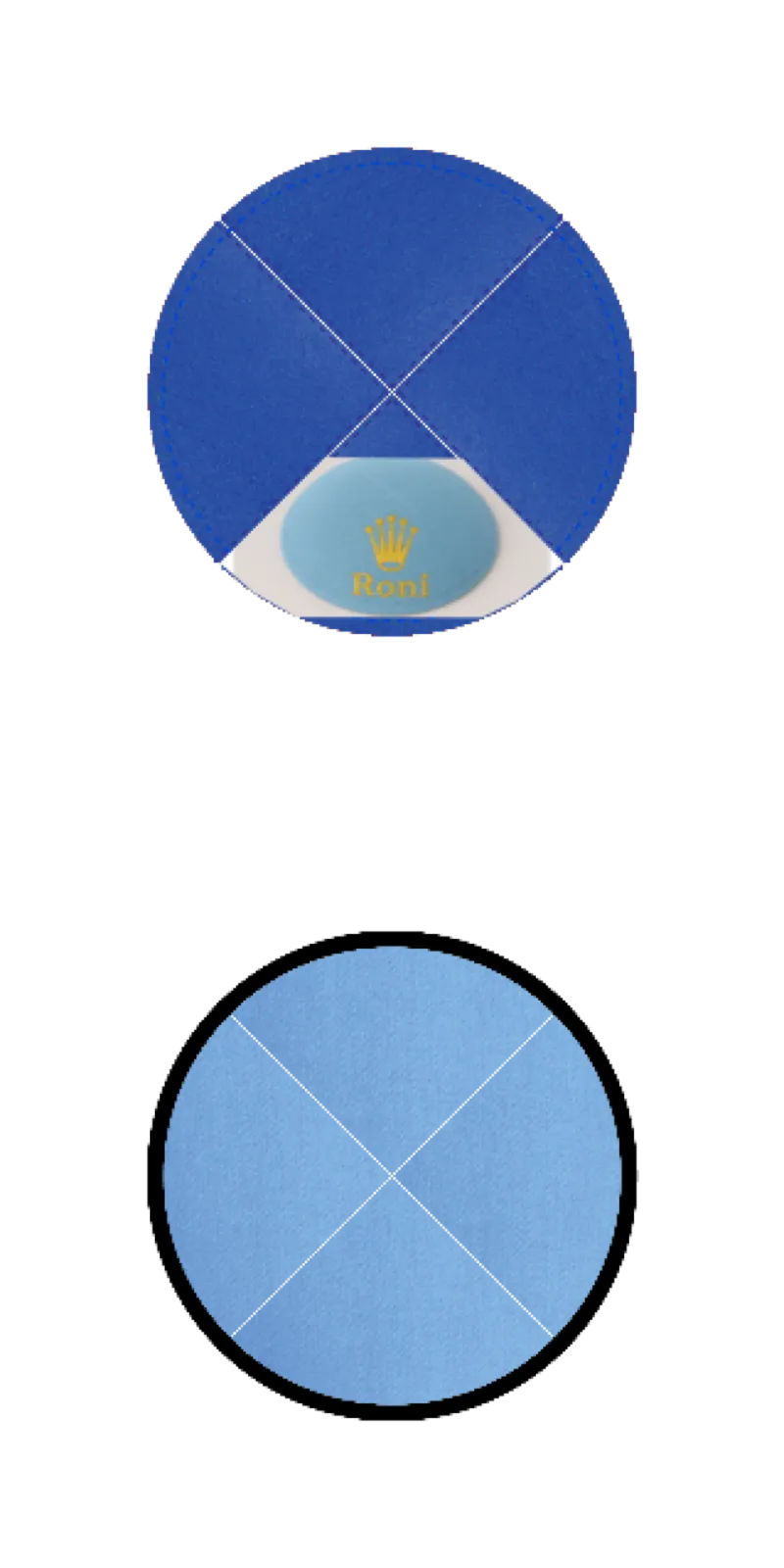 Custom Microsuede Kippah - Customer's Product with price 6.01 ID GvYKfUvTDFkkJpoqFoUm9MJI