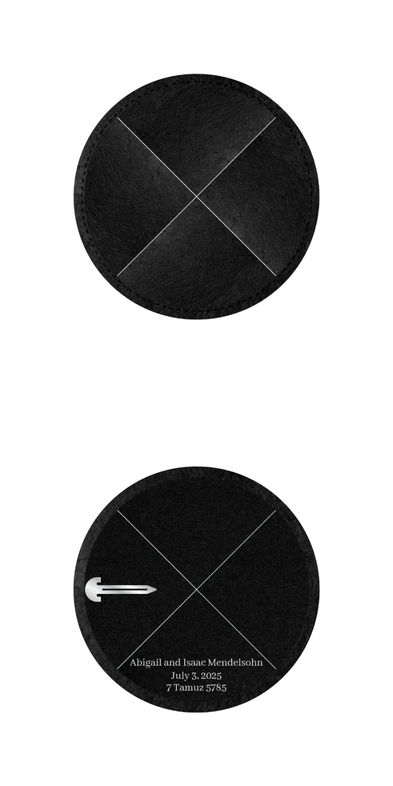 Custom Microsuede Kippah - Customer's Product with price 4.17 ID uzbFOhs2M8As0oqZ5-aaCWK0