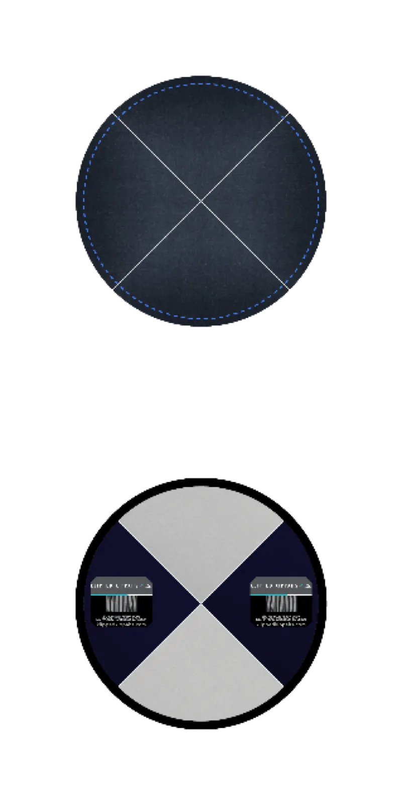 Custom Denim Kippah - Customer's Product with price 5.11 ID lcf-6XgRUn2p7Orf7K9XZi8M