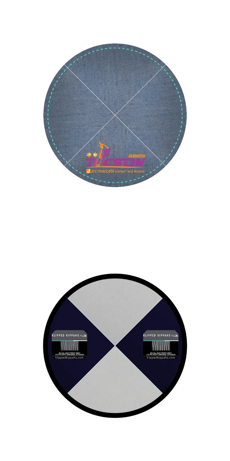 Custom Denim Kippah - Customer's Product with price 5.71 ID pp3GVTFe7Eq1A5f22j3YcN1g