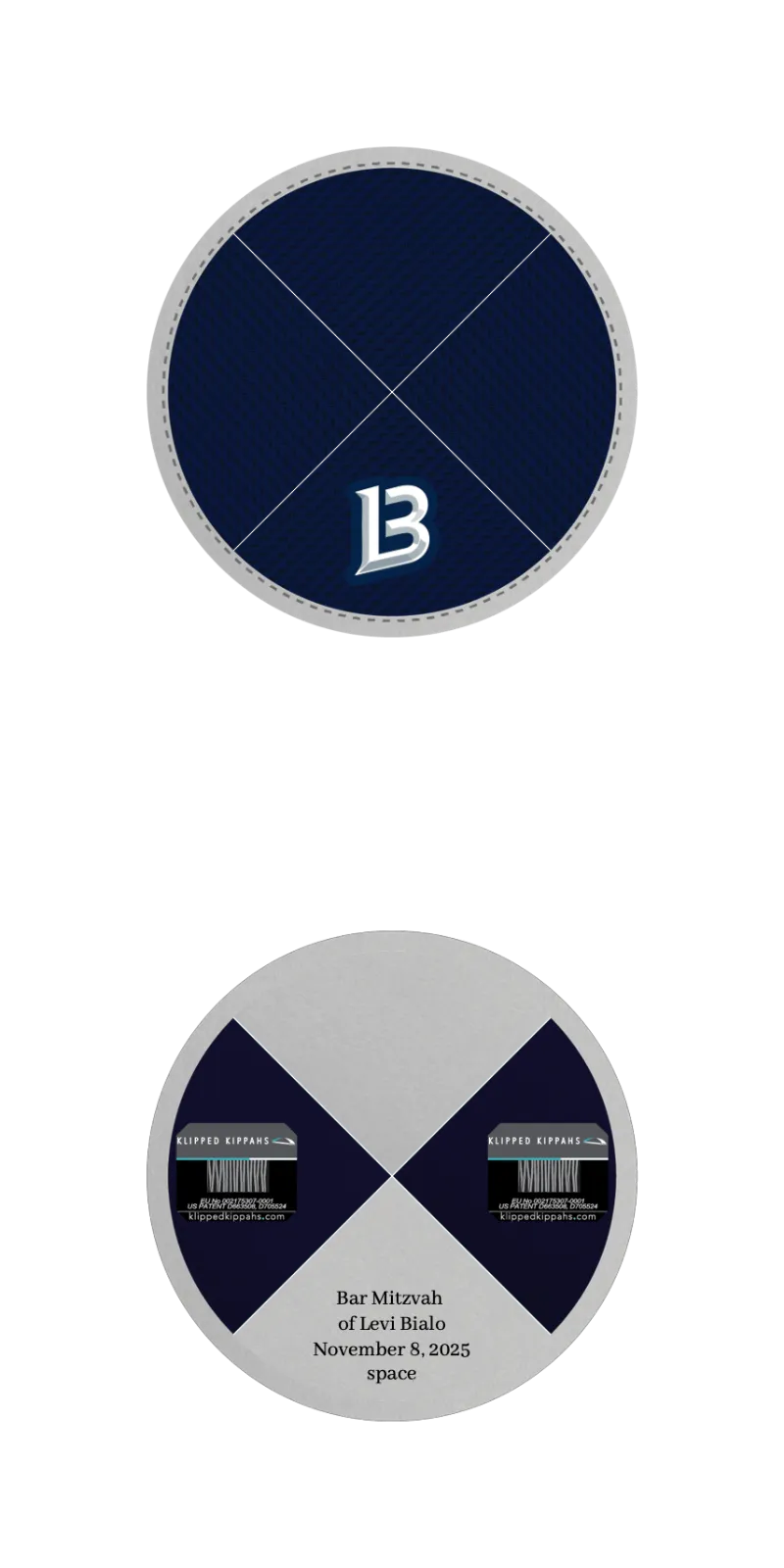 Custom Cotton Mesh Kippah - Customer's Product with price 5.71 ID lrsf4ohsp5kwDEgLfrilhDf4