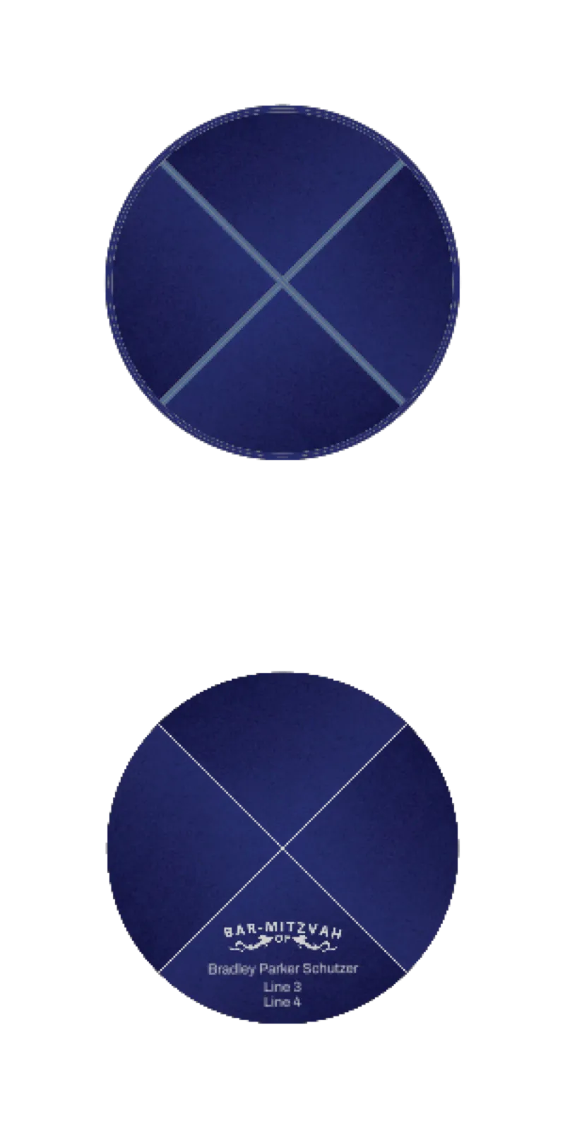 Custom Suede Kippah - Customer's Product with price 3.93 ID LP8xNp05NZxLzzzmMYtzVefK